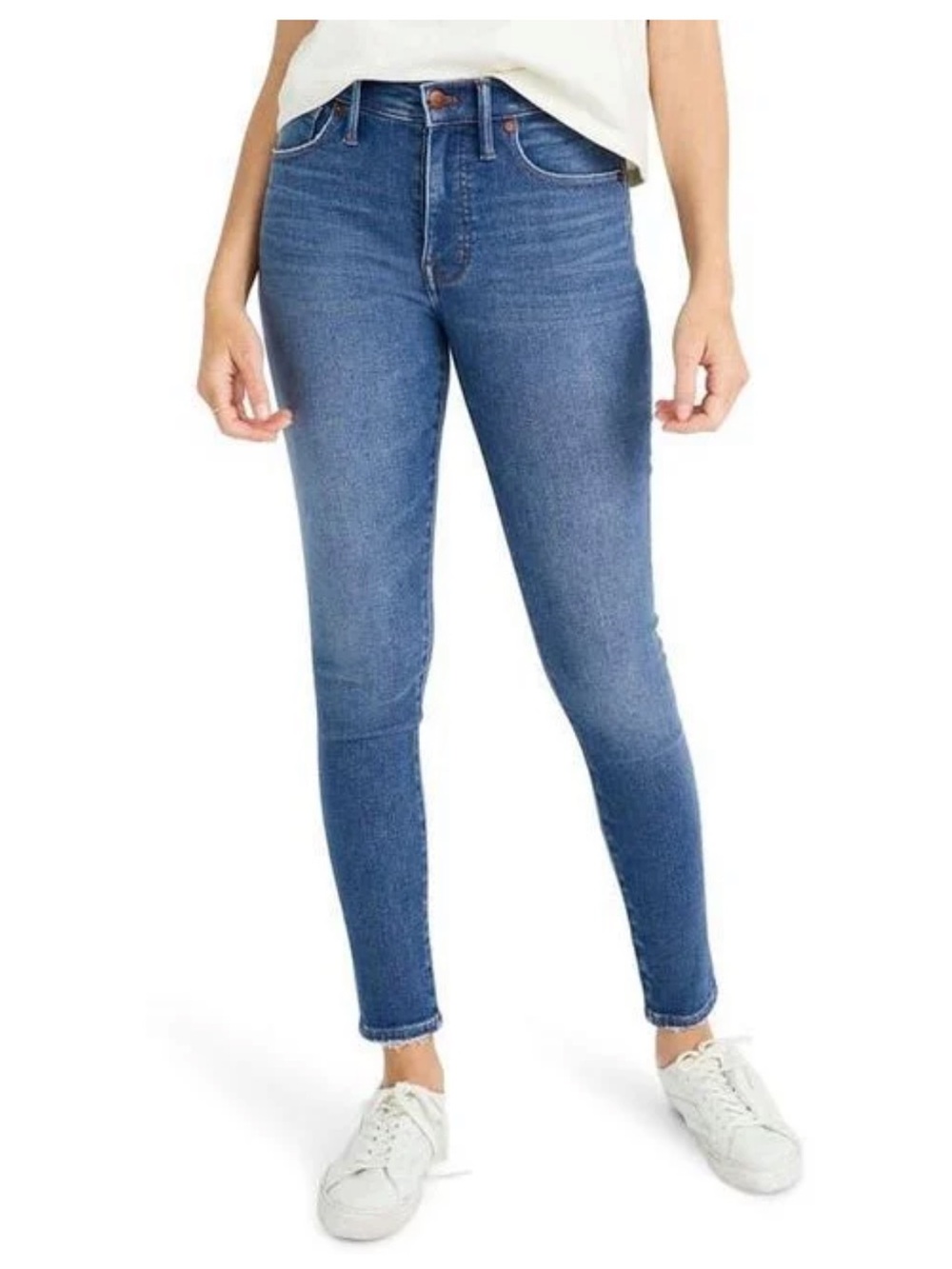 NWT Madewell Blue Mid-Ride Skinny Jeans - Size 26